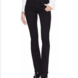 Hudson- Drew bootcut mid-rise black jeans! Sz 27!